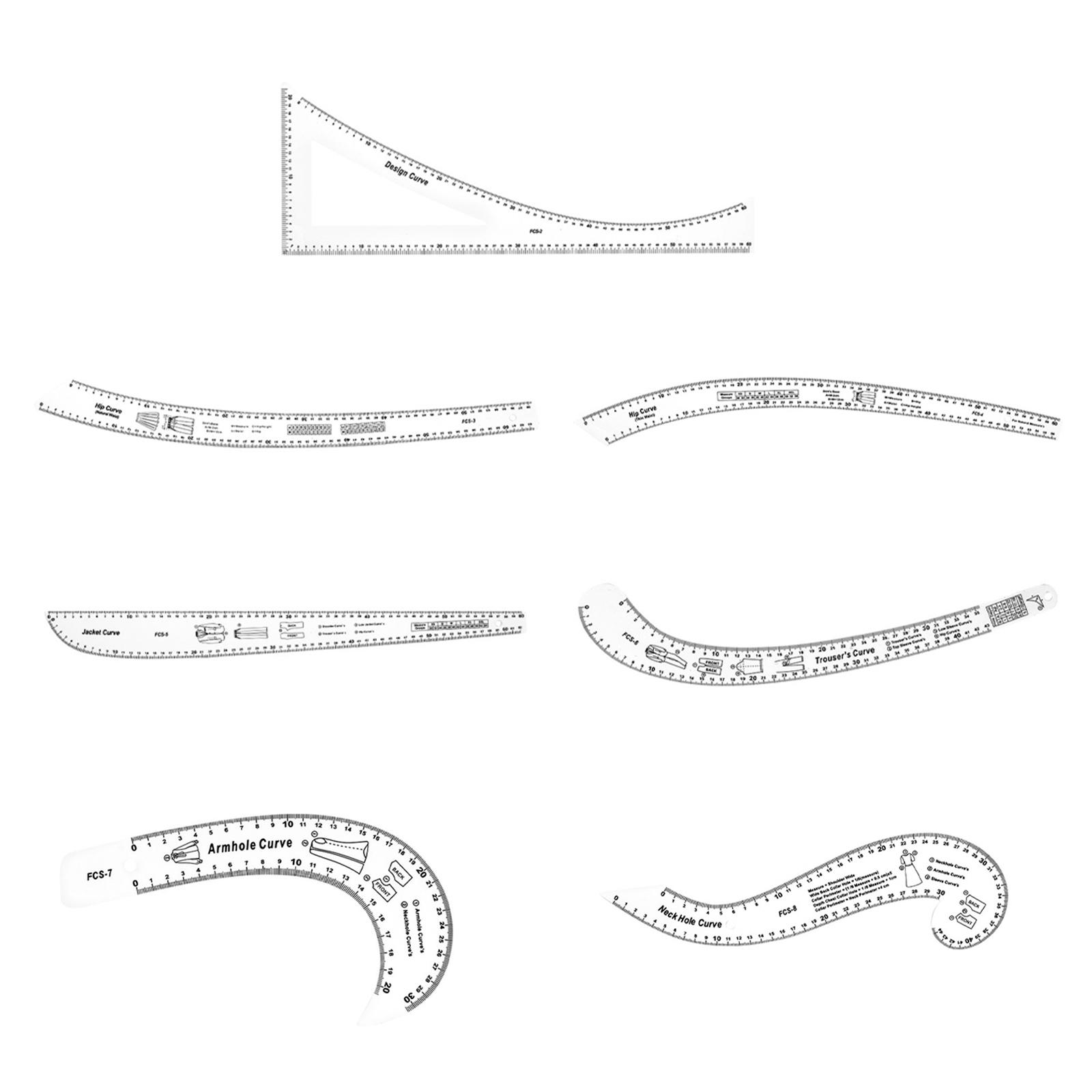 Sewing Gauge Ruler - Regla curva francesa para medir, herramienta