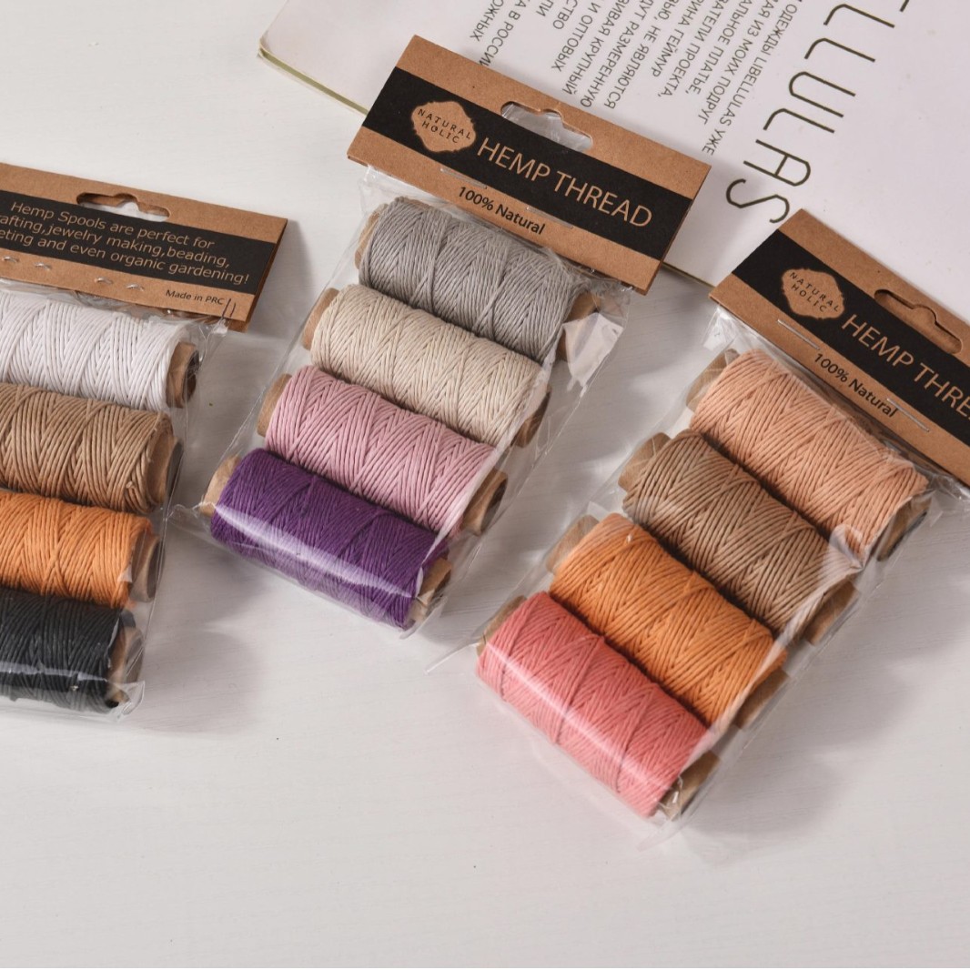 4 piezas de hilo encerado de c - Sewing Thread In Textile reseña y precio